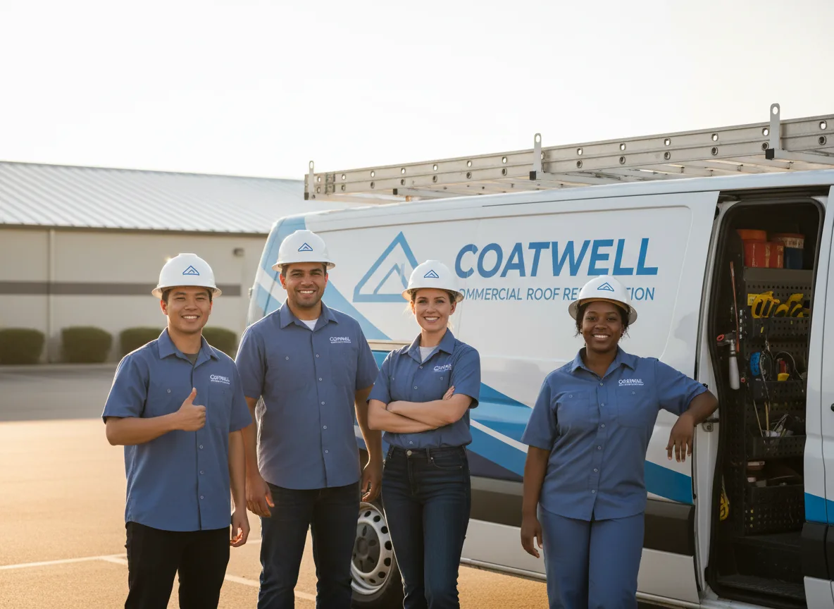 Commercial roof coating company in Preston, OK